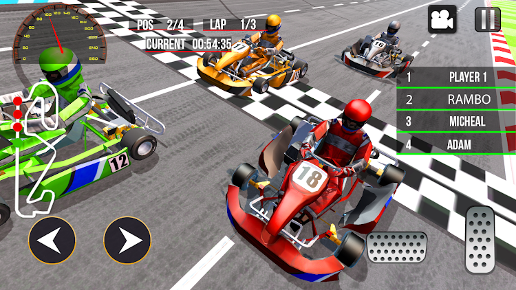 #4. Go Kart Racing Games Car Race (Android) By: Games For Fun Studios