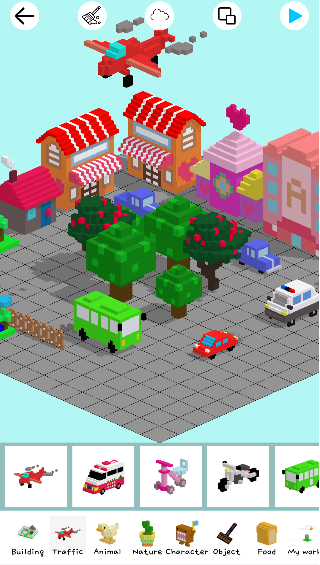 #6. NuriBlock - 3D Pixel Art (Android) By: YOOHYUCKJAE