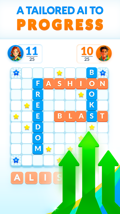 #5. Word Flip - Duel of Words (Android) By: IsCool Entertainment