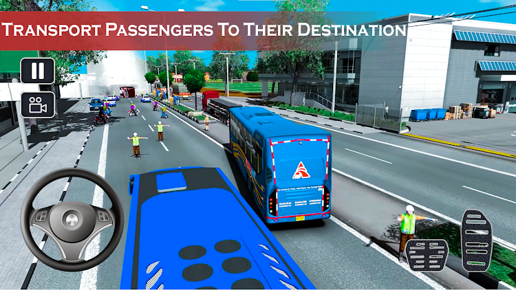 #3. Modern Bus Simulator 3D Game (Android) By: ZA Gaming Studio