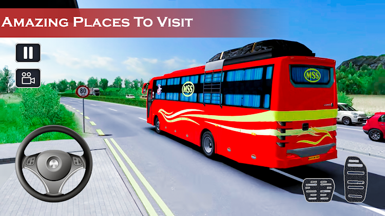 #5. Modern Bus Simulator 3D Game (Android) By: ZA Gaming Studio