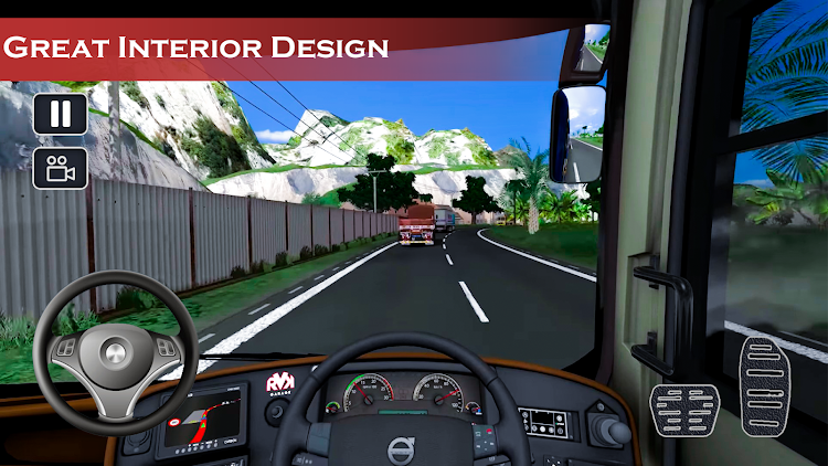 #9. Modern Bus Simulator 3D Game (Android) By: ZA Gaming Studio