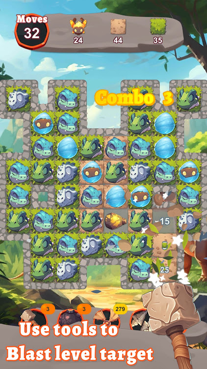 #3. Dino Heroes (Android) By: PuLu Network