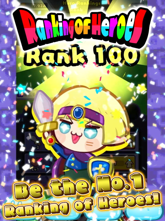 #9. Ranking of Heroes: Idle Game (Android) By: ふんどしパレード