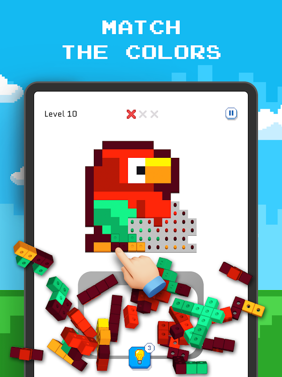 #8. Blockin' Color - Block Puzzle (Android) By: Hitapps