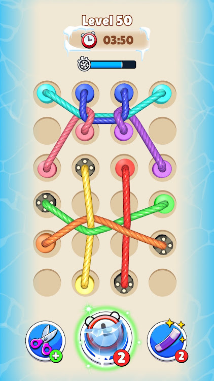 #3. Twisted Rope Puzzle 3D Game (Android) By: Dead Pixel Labs