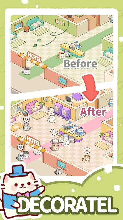 #4. My Purrfect Cat Hotel (Android) By: Solid Games