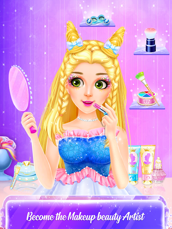 #6. Makeup Game- Hair Salon Artist (Android) By: The Fashion Valley