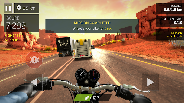 #4. Real Moto Rider: Traffic Race (Android) By: TryAgain Games