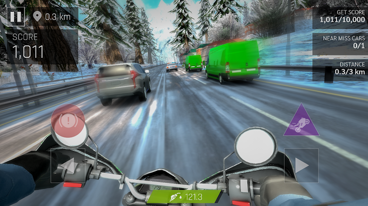 #9. Real Moto Rider: Traffic Race (Android) By: TryAgain Games