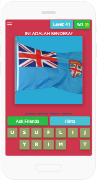 #5. Guess the flag (Android) By: muhammad alfit