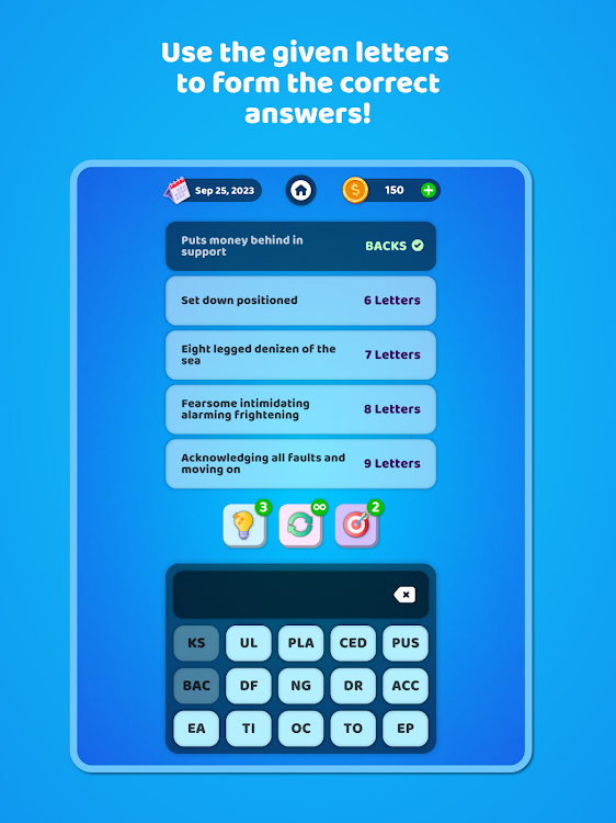 #7. 5 Clues A Day (Android) By: Puzzle Rocket