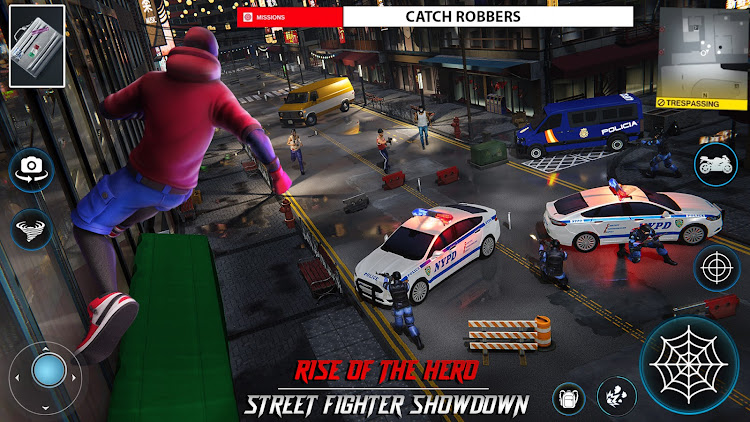 #3. Fighter Hero - Spider Fight 3D (Android) By: Battle Jobs - Shooting Games & Robot Games