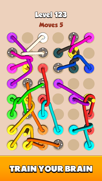 #3. Color Tangled Rope 3D (Android) By: Apollo Game Studio