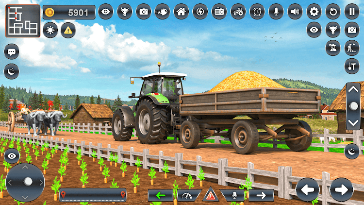 #2. US Tractor Game Farming Sim 3D (Android) By: GameSimulator3d