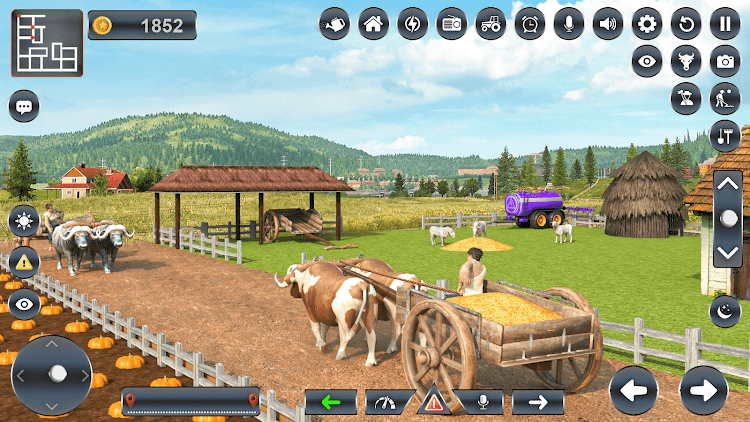 #4. US Tractor Game Farming Sim 3D (Android) By: GameSimulator3d