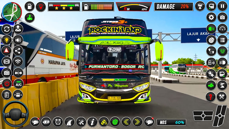 #2. Modern Bus Simulator: Euro Bus (Android) By: Games Tooist