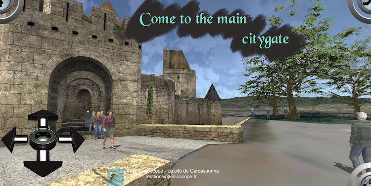 #9. Carcassonne medieval city 3D (Android) By: Kleioscope