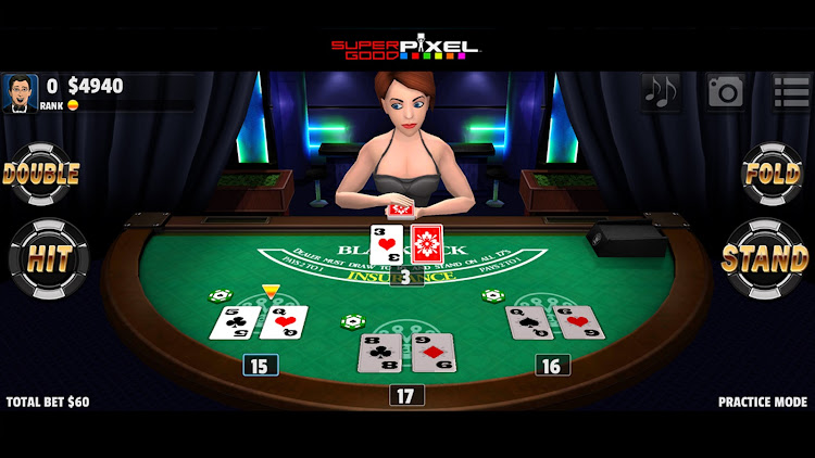 #3. Blackjack SG (Android) By: Super Good Pixel