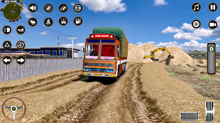 #2. Mud Truck Driving Simulator (Android) By: Euro Games Hub