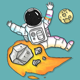 Space Flight: Moon Jump Action