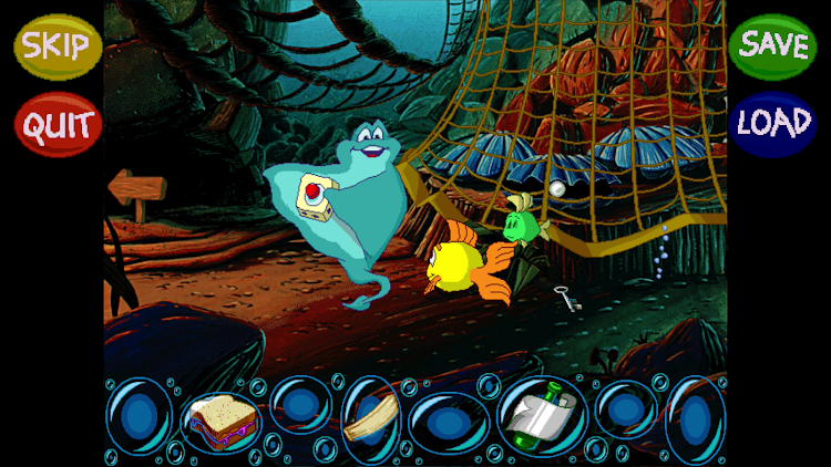 #5. Freddi Fish 1: Kelp Seeds (Android) By: Humongous Entertainment