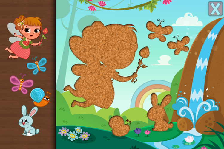 #2. Fairytale Puzzles for Toddlers (Android) By: Pixel Envision Ltd.