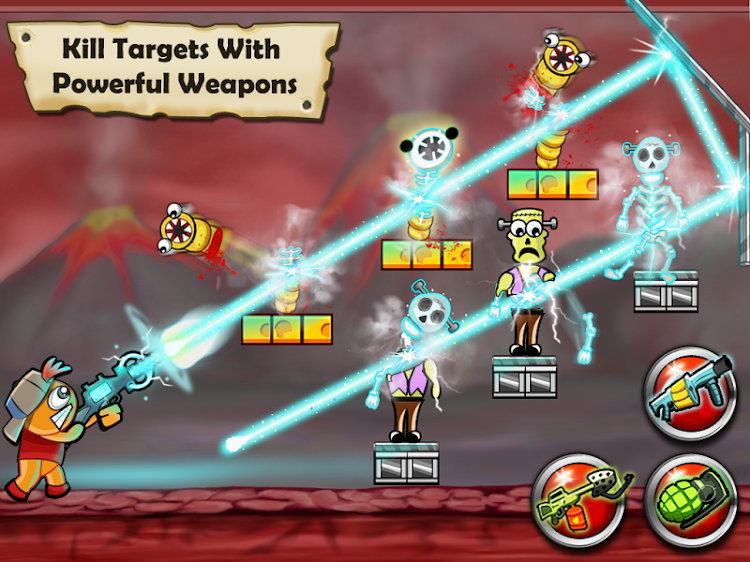 #7. Bloody Monsters: Bouncy Bullet (Android) By: RV AppStudios