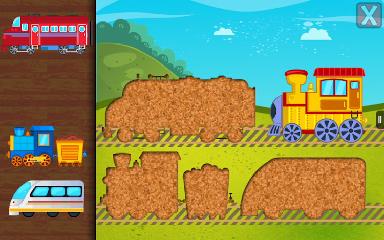 #10. Trains Planes Puzzle for Kids (Android) By: Pixel Envision Ltd.