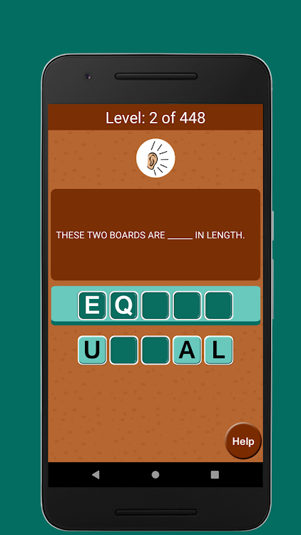 #6. Jumble Word Game (Android) By: ACKAD Developer.