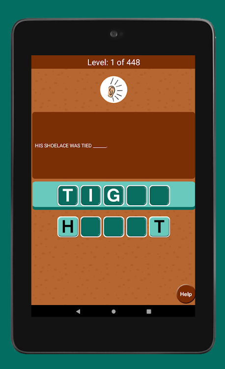 #9. Jumble Word Game (Android) By: ACKAD Developer.