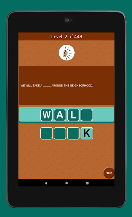 #10. Jumble Word Game (Android) By: ACKAD Developer.