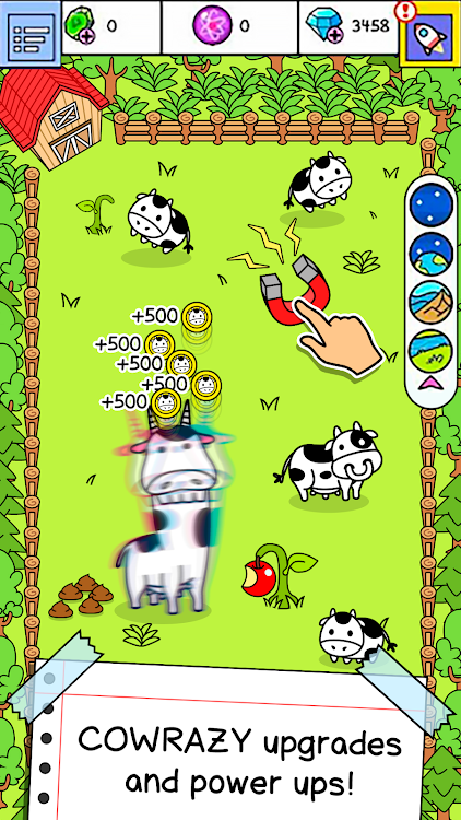 #8. Cow Evolution: Idle Merge Game (Android) By: Tapps Games