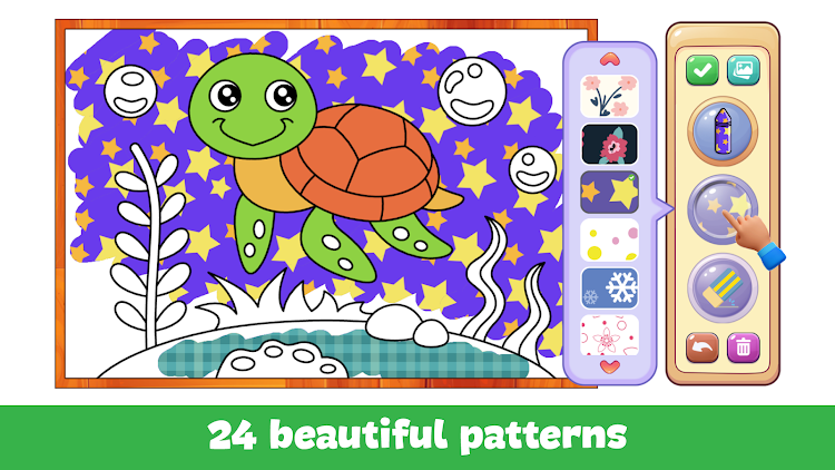 #5. Kids Coloring Game Color Learn (Android) By: kidsplaylearninggames.com