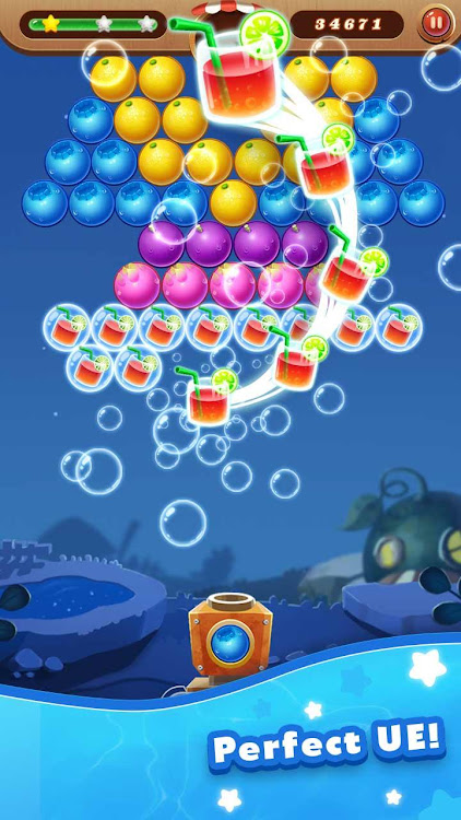 #4. Shoot Bubble - Fruit Splash (Android) By: 4 GAME STUDIO