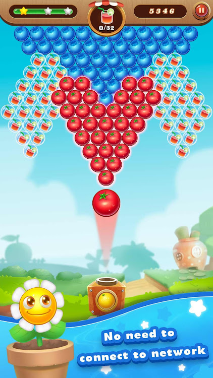 #10. Shoot Bubble - Fruit Splash (Android) By: 4 GAME STUDIO