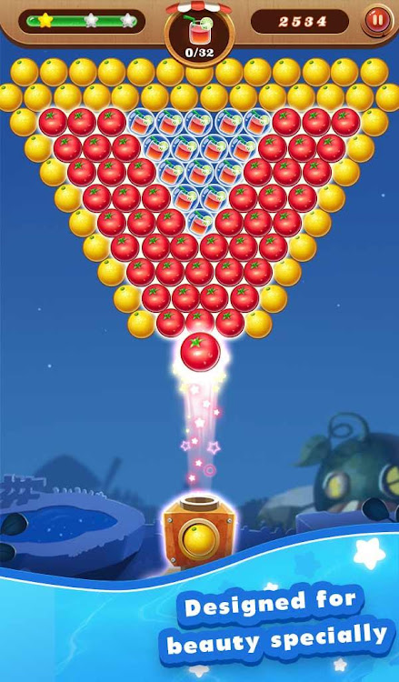 #9. Shoot Bubble - Fruit Splash (Android) By: 4 GAME STUDIO