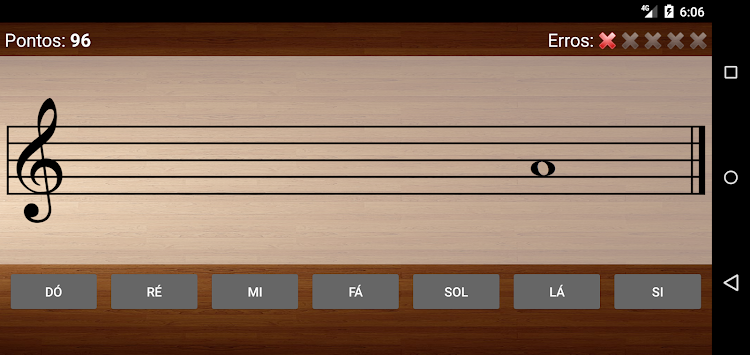 #3. Reading sheet music Game (Android) By: Tavella Apps