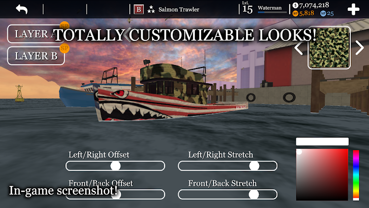 #4. uCaptain: Boat Fishing Game 3D (Android) By: Studio Pareidolia LLC