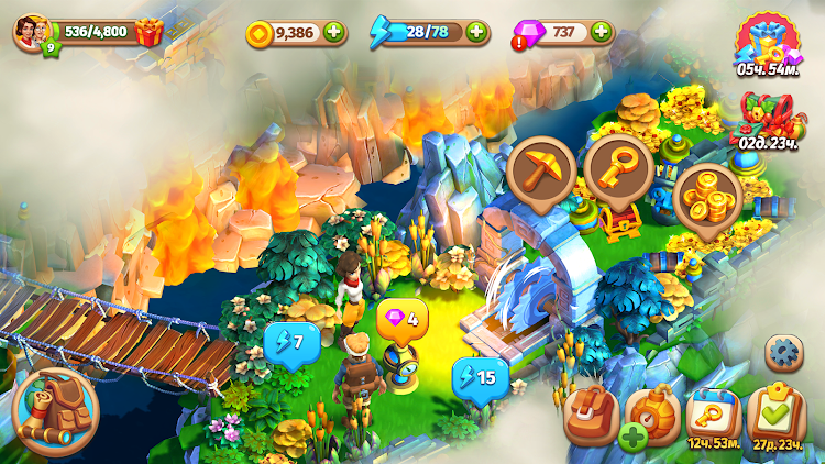 #5. Fablewood: Adventure Lands (Android) By: Guli Games Ltd