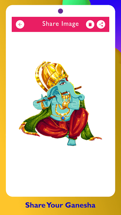 #7. Lord Ganesha Paint & Color (Android) By: HD Technolabs