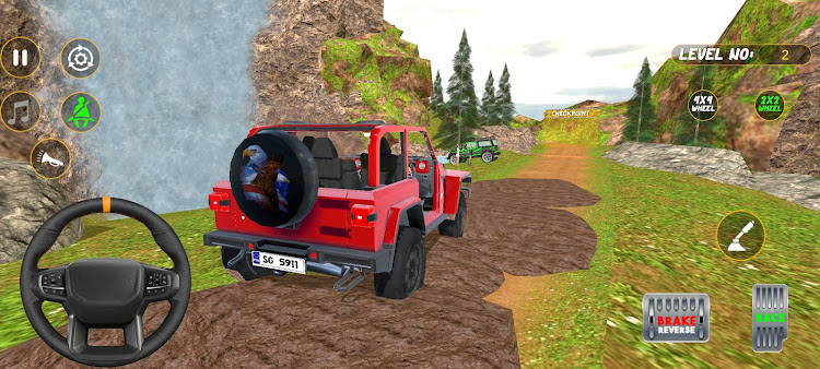 #2. Jeep Simulator Driving Game 3D (Android) By: 5911 Simulation Games