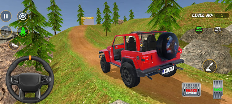 #4. Jeep Simulator Driving Game 3D (Android) By: 5911 Simulation Games