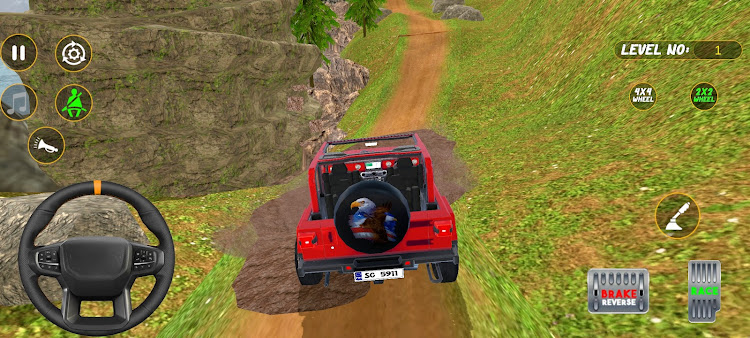 #7. Jeep Simulator Driving Game 3D (Android) By: 5911 Simulation Games