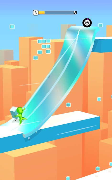 #9. Freeze Rider - Frozen Slides (Android) By: Homa