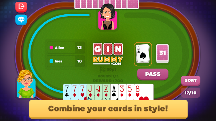 #8. Ginrummy.com : The reference (Android) By: Exoty