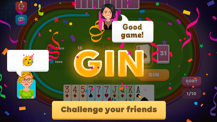 #9. Ginrummy.com : The reference (Android) By: Exoty