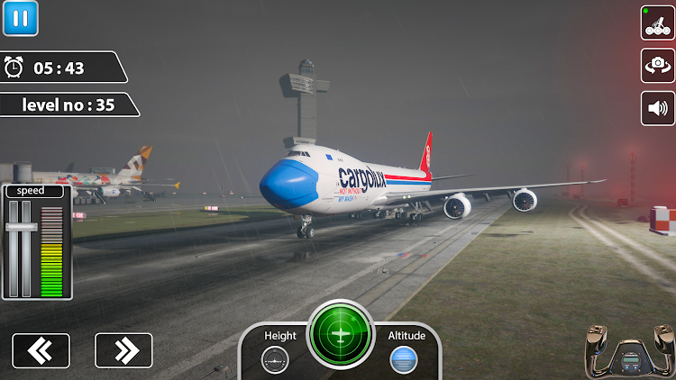 #3. Airplane Flight 3d Simulator (Android) By: Ghazzi