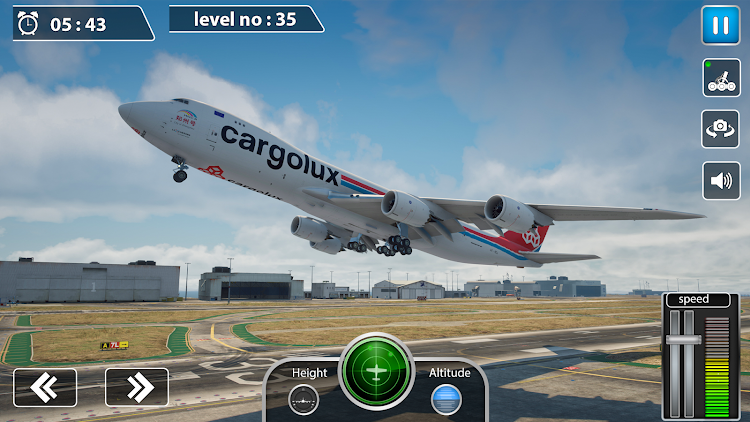 #6. Airplane Flight 3d Simulator (Android) By: Ghazzi