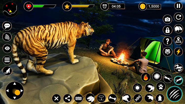 #6. Wild Tiger Simulator Animal 3D (Android) By: Fusion Games Studio